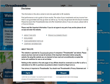Tablet Screenshot of mythreadneedle.com